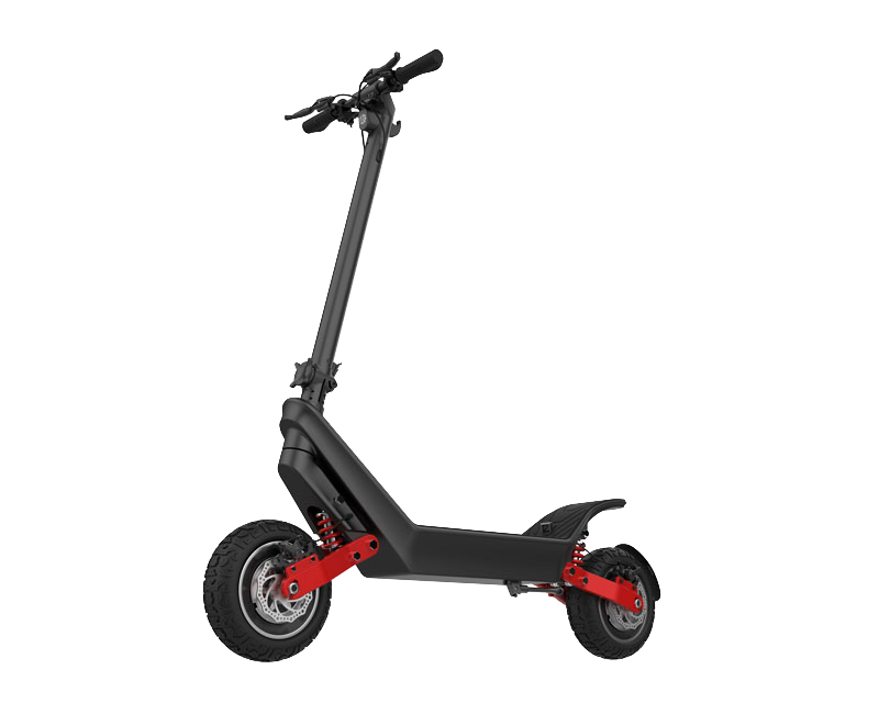 Trottinette électrique tout-terrain longue portée X10-48V/1000W*2 à double moteur de 11 pouces