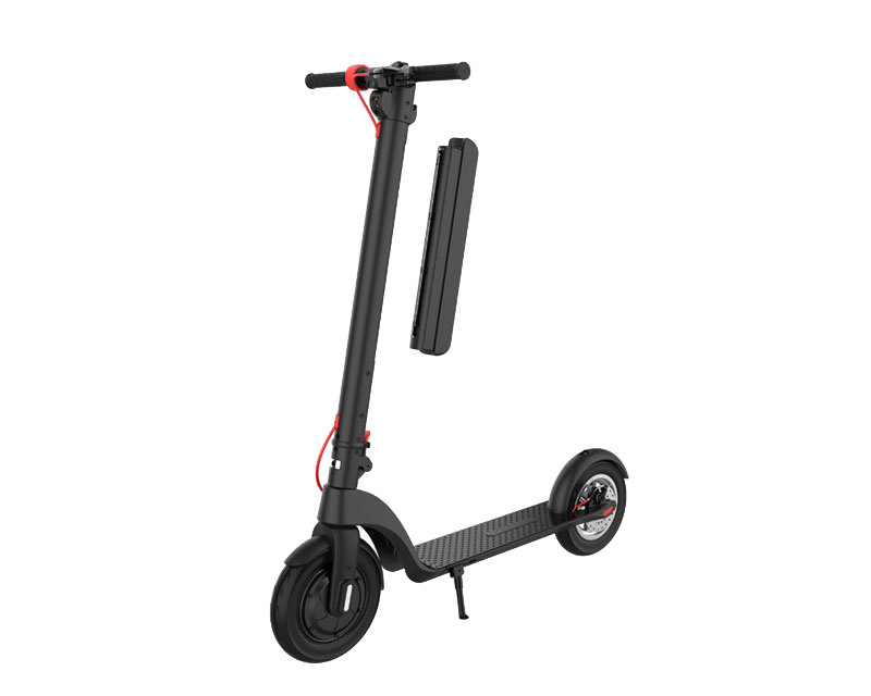 Trottinette électrique pliable à batterie au lithium amovible X8-350w pour adulte Raycool